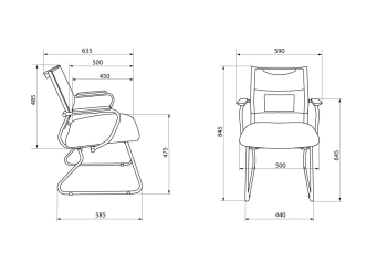 Кресло Бюрократ  CH Balance-Av