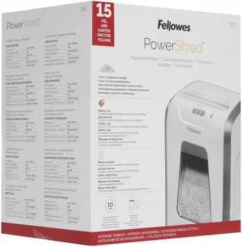 Шредер Fellowes PowerShred 15С