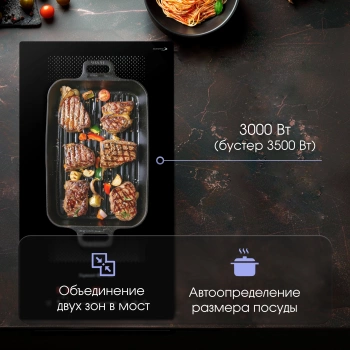 Индукционная варочная поверхность Zigmund & Shtain CI 61.3 B