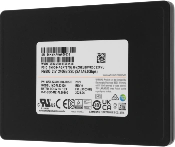 Накопитель SSD Samsung SATA-III 240GB MZ7L3240HCHQ-00B7C