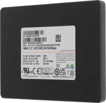 Накопитель SSD Samsung SATA-III 1.92TB MZ7L31T9HBLT-00B7C