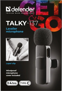 Микрофон беспроводной Defender Talky-137