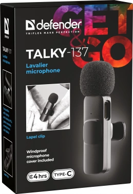 Микрофон беспроводной Defender Talky-137