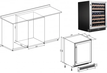 Винный шкаф Temptech WPX60DCS