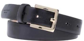 Ремень женский The Bridge Berenice 03245401/30-100 100х2.5см черный натур.кожа