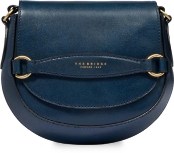 Сумка кросс-боди женская The Bridge Bettina 04371201/YH темно-синяя натур.кожа