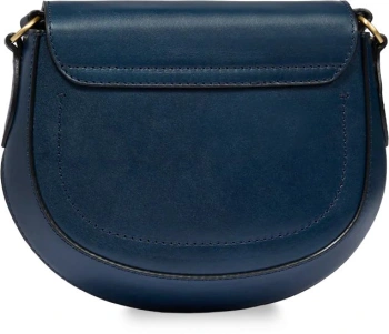 Сумка кросс-боди женская The Bridge Bettina 04371201/YH темно-синяя натур.кожа