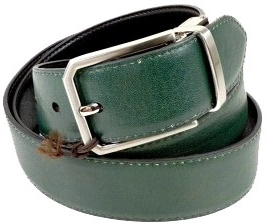 Ремень мужской The Bridge Brunelleschi 03450401/ZY 110х3.5см темно-коричневый/темно-зеленый натур.кожа