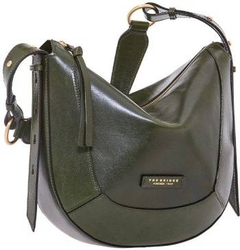 Сумка женская The Bridge Fedora 04320401/I2 темно-зеленая натур.кожа