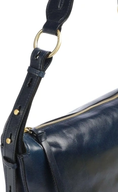 Сумка женская The Bridge Fedora 04320401/YH темно-синяя натур.кожа
