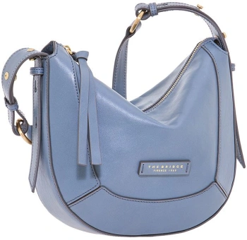 Сумка женская The Bridge Fedora 04320501/KP голубая натур.кожа