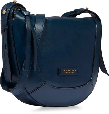 Сумка женская The Bridge Fedora 04320501/YH темно-синяя натур.кожа