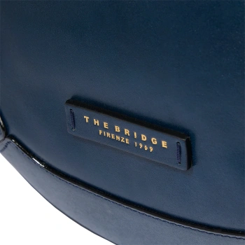 Сумка женская The Bridge Fedora 04320501/YH темно-синяя натур.кожа