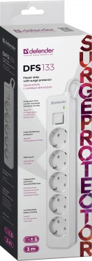 Сетевой фильтр Defender DFS 133