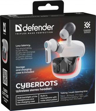 Гарнитура внутриканальные Defender CyberDots 290