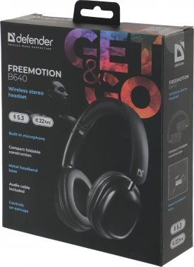 Наушники с микрофоном Defender FreeMotion B640