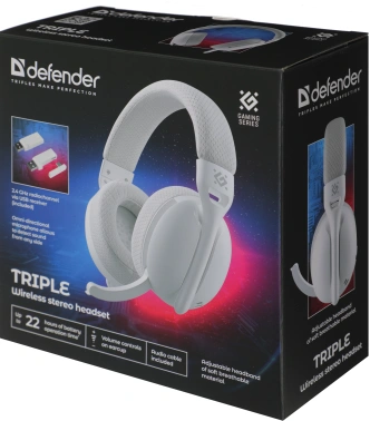 Наушники с микрофоном Defender Triple