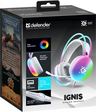 Наушники с микрофоном Defender Ignis