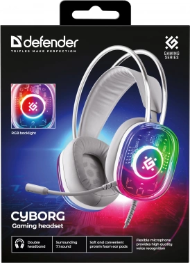 Наушники с микрофоном Defender Cyborg