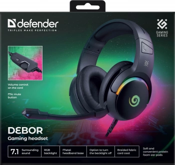 Наушники с микрофоном Defender Debor
