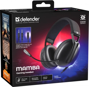 Наушники с микрофоном Defender Mamba