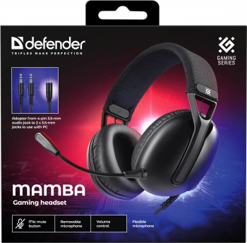 Наушники с микрофоном Defender Mamba