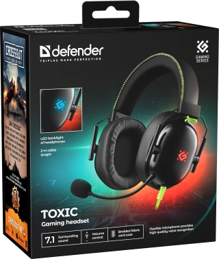 Наушники с микрофоном Defender Toxic