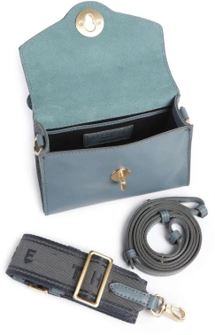 Сумка женская The Bridge Irene 04520501/KP голубая натур.кожа