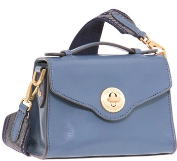 Сумка женская The Bridge Irene 04520501/KP голубая натур.кожа