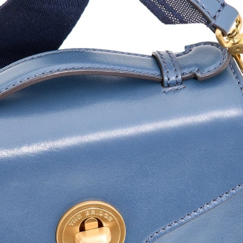 Сумка женская The Bridge Irene 04520501/KP голубая натур.кожа