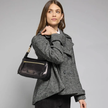 Сумка женская The Bridge Ingrid 04571501/30 черная натур.кожа