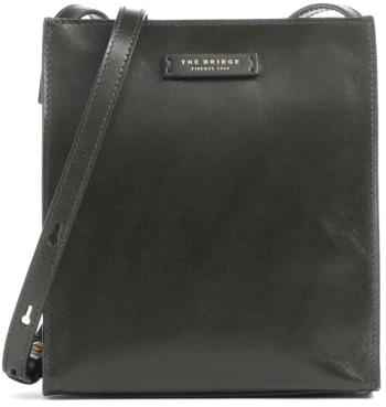 Сумка кросс-боди женская The Bridge Mirra 04160501/I2 темно-зеленая натур.кожа