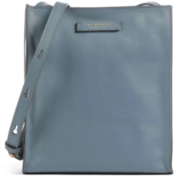 Сумка кросс-боди женская The Bridge Mirra 04160501/KP голубая натур.кожа