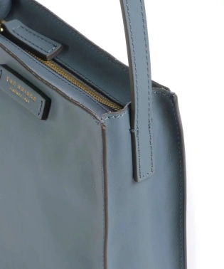 Сумка кросс-боди женская The Bridge Mirra 04160501/KP голубая натур.кожа