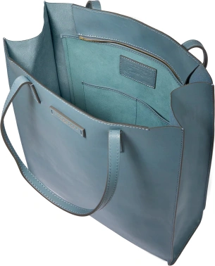 Сумка шоппер The Bridge Mirra 04130401/KP голубая натур.кожа