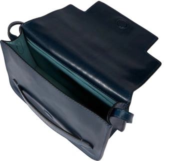 Сумка женская The Bridge Lucrezia 04193001/YH темно-синяя натур.кожа