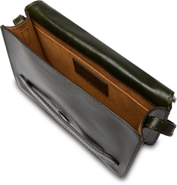 Сумка кросс-боди женская The Bridge Lucrezia 04193001/I2 темно-зеленая натур.кожа