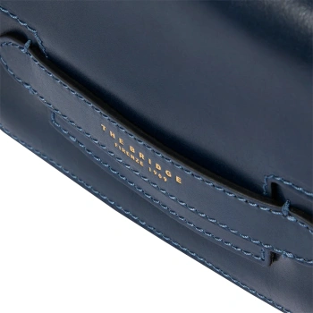 Сумка кросс-боди женская The Bridge Lucrezia 04192001/YH темно-синяя натур.кожа