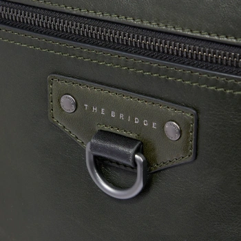 Рюкзак мужской The Bridge Iacopo 066905EX/YO темно-зеленый кожа