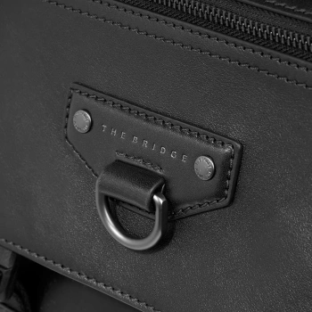 Рюкзак мужской The Bridge Iacopo 066925EX/7R черный кожа