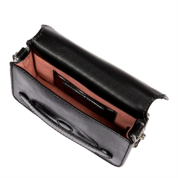 Сумка кросс-боди женская The Bridge Lucrezia 04121401/20 черная натур.кожа