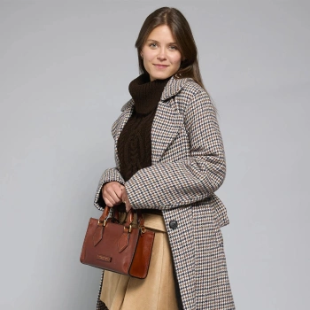 Сумка женская The Bridge Ida 04100501/14 коричневая натур.кожа