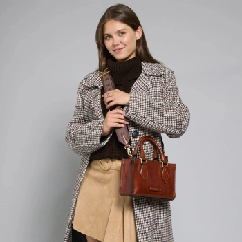 Сумка женская The Bridge Ida 04100501/14 коричневая натур.кожа