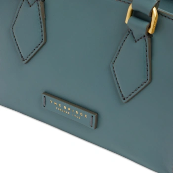 Сумка женская The Bridge Ida 04100501/KP голубая натур.кожа