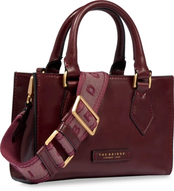 Сумка женская The Bridge Ida 04100501/YF бордовая натур.кожа