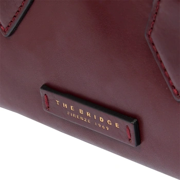 Сумка женская The Bridge Ida 04100501/YF бордовая натур.кожа