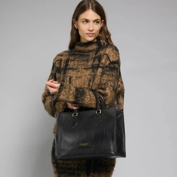 Сумка женская The Bridge Ida 04101501/30 черная натур.кожа