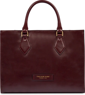 Сумка женская The Bridge Ida 04101501/YF бордовая натур.кожа