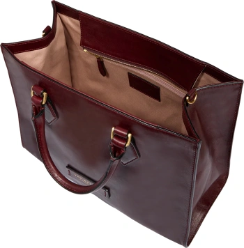 Сумка женская The Bridge Ida 04101501/YF бордовая натур.кожа