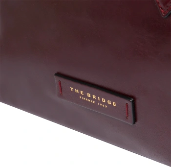 Сумка женская The Bridge Ida 04101501/YF бордовая натур.кожа